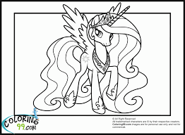 Free printable my little pony coloring pages for kids cool2bkids. My Little Pony Coloring Pages Princess Celestia Coloring Home