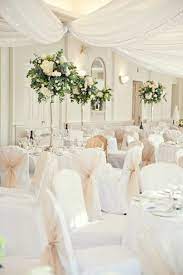 Maybe you would like to learn more about one of these? On Vous Presente La Housse De Chaise Mariage En 53 Photos White Wedding Decorations Hollywood Glamour Wedding Chair Covers Wedding