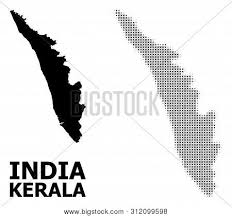 Www.oocities.org kerala map, state, fact and travel. Halftone Solid Map Vector Photo Free Trial Bigstock