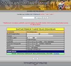 Apakah dokumen yang diperlukan bagi membuat semakan ? Semakan Daftar Pemilih Spr 2016 Simple Suri