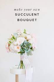 They are like no other kind of flower and can add so much to a. Make A Small But Mighty Diy Succulent Wedding Bouquet Ruffled Succulent Bouquet Diy Succulent Bouquet Wedding Succulent Bouquet