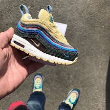 Baby Sean Wotherspoon X Nike Air Max 97 Fineminnn Toddler Shoes Kids Shoes Cute Baby Clothes