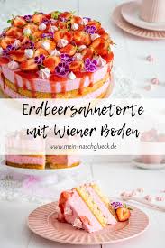 Früchte halbieren und den kuchen dicht damit belegen. Erdbeersahnetorte Kuchen Und Torten Erdbeertorte Rezept Kuchen Und Torten Rezepte