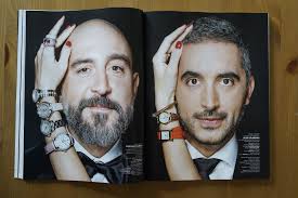 Razvan Exarhu & me in Harper's Bazaar Magazine