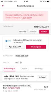 Lalu, pilih tombol cairkan dana saja, seperti pada gambar dibawah ini kiranya demikian tentang cara mencairkan uang di bukalapak ini, mohon maaf apabila terdapat kekurangan atau dirasa kurang jelas, silahkan tanyakan pada kolom komentar, semoga bermanfaat dan selamat mencoba, terima. Pencairan Dana Bukadompet Dibatalkan Akun Bukalapak Dimoderasi Media Konsumen