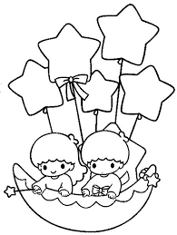 439 best cartoon coloring pages images on pinterest. Little Twins Star13 Star Coloring Pages Hello Kitty Colouring Pages Hello Kitty Drawing