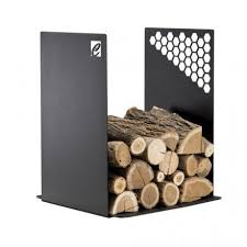 Serviteur Porte Buches D Interieur En Acier Plws Fait En Italie En 2020 Bois De Chauffage Porte Buche Design