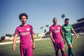 They are nicknamed the citizens and play their home matches at the etihad. Manchester City Reveal 2017 18 Away Kit In Los Angeles Nike News