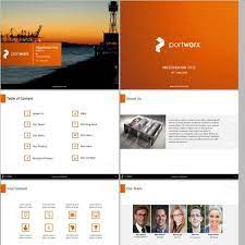 A Compelling Template Design For An Exciting Startup Portworx Powerpoint Template Contest Design Powerpoin Template Design Powerpoint Templates Contest Design