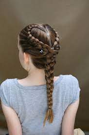 3 Strand French Lace Heart Braids For Long Hair Braided Hairstyles Hair Styles