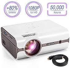Amazon Com Crenova Xpe496 Mini Projector Full Hd 1080p And 170 Display Supported Portable Mini Video Proj Mini Projectors Best Projector Amazon Fire Stick