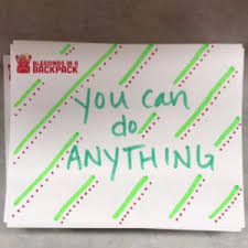Work with others to make note cards and share them. Create Positive Note Cards Blessings In A Backpack