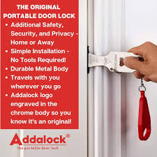 These are the best smart locks available in canada. Addalock The Original Portable Door Lock By Rishon Enterprises Inc 1 Piece For Home Security Apartment Security Lock Travel Door Lock Airbnb Lock And Dorm Room Essentials Door Levers Amazon Com