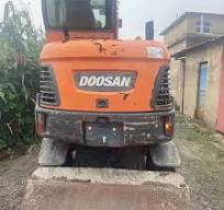 6 Ton Small Used Doosan Dx60W Wheel Excavator Home Use EPA Euro 5 Excavator  Farm Used Mini Excavator for Sale