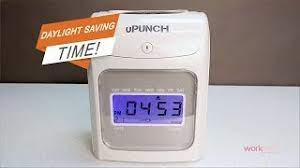 Upunch Time Clock How To Set Hn Series Daylight Saving Time Youtube