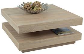 Apollo 063408 Couchtisch Holz Sonoma Eiche 78 X 78 X 34 Cm Couchtisch Quadratisch Wohnzimmertische Tisch