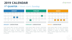 2019 Calendar Powerpoint Templates Calendar Template Microsoft Powerpoint Powerpoint Templates