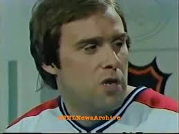 Ken Dryden being interviewed by Dick Irvin. May 5 1979