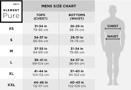 size chart element pure