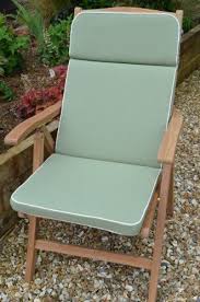 Get the best deals on wooden reclining chairs. Olive Green Recliner Garden Chair Cushion And Outdoor Living Field Hawken