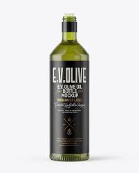 1l Green Glass Olive Oil Bottle Mockup In Bottle Mockups On Yellow Images Object Mockups Bottle Mockup Olive Oil Bottles Mockup Free Psd