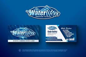 I get about 4 calls out of 100 flyers. Waterworx Pressure Washing Business Cards Team Wash Life