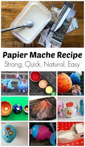 How To Make Papier Mache Paste Easy Paper Mache Recipe Diy Homemade Paper Mache With Flour A Making Paper Mache Paper Mache Paste Paper Mache Crafts For Kids