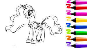 Coloriage Magique My Little Pony Princess Luna Coloriage Pour Enfant Comment Dessiner Et Colorier Youtube Twilight sparkle, fluttershy, applejack, rainbow dash, rarity, pinkie pie, princesse celestia, coloriage magique my little pony princess luna coloriage pour enfant comment dessiner et colorier