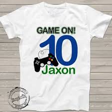 Birthday Boy Fortnite Birthday Shirt Ideas Game On Shirt 10th Birthday Etsy Birthday Party Shirt Birthday Shirts Video Games Birthday Party