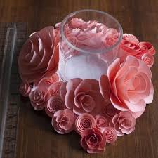 Watercolor Paper Flowers Table Decorations Paper Flower Centerpieces Flower Diy Crafts Paper Flowers Diy