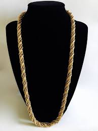 Maybe you would like to learn more about one of these? Vintage Monet Twisted Chain Rope Necklace 24 Satin Textured Large Link Gold Tone Chain Twisted With Smaller Fine Chain Designer Necklace Necklace Designs Rose Quartz Necklace Pendants Rope Necklace