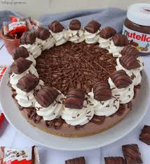 Nutella Bueno Cheesecake No Bake Recipe Nutella Recipes Baking Nutella