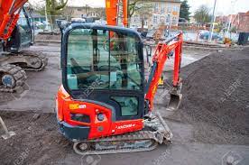 Vordingborg Denmark January 19 2018 Kubota Mini Excavator Stock Photo Picture And Royalty Free Image Image 98154539