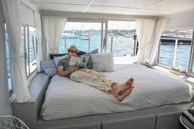 A Dreamy New England Houseboat Houseboat Living Houseboat Decor Floating House