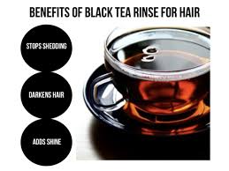 Brew some strong black tea. Benefits Of Black Tea Rinse For Hair Sovain Black Tea Rinse Black Tea For Hair Hair Shedding