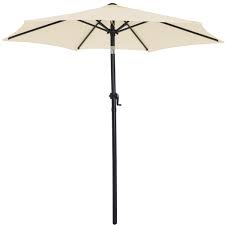 Alexander rose aluminium parasols are easily operated with a simple crank handle and have a tilt mechanism, allowing you to angle the canopy our range of high specification garden parasols offer the perfect finishing touch to any dining set. Garden Sun Parasol 2m With Crank Handle And Tilt Function Deubaxxl