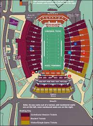 virginia tech football stadium seating chart google search