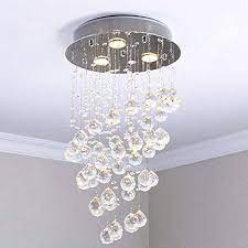 Get flush mount mini chandelier at alibaba.com and get started on big construction projects at reduced costs. Modern Spiral Rain Drop Crystal Chandelier Mini Flush Mount Ceiling Light Sofary