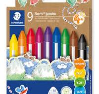 STAEDTLER Noris Junior Kids Wax Crayons - 12 Chunky Colors In Eco-Friendly  Box