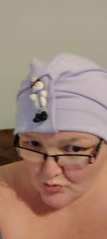 Meet Warrior Hazel. She sent us pictures of her styling the blessed  headwear we sent her. This is what she said: I love my beanies and turbans  the panda bear one was