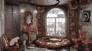 Touches of metal, particularly brass, copper, brushed nickel, pewter, or tin are also a great way to liven up the room while keeping true to the steampunk vibe. Steampunk Bathroom And Cat W I P Gen 3 Visoft360