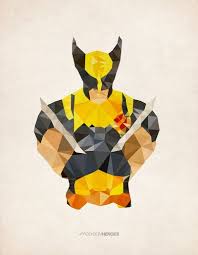 Polygon Heroes Wolverine Art Print By Polygonheroes Superhero Art Wolverine Art Avengers Art