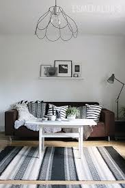 Brown Couch W Black And White Accents I Think The Couch I Picked Out Is Going To Work After Al Brown Living Room Decor Brown Living Room Brown Sofa Living Room