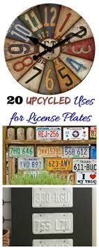 Uses For License Plates Using Number Plates In Diy Projects License Plate Crafts License Plate Decor Old License Plates