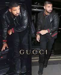 Gucci Leather Jacket From The Men S Ready To Wear Collection The Jacket Features Green Red Webbed Strip Gucci Leather Jacket Leather Jacket Men Leather Jacket