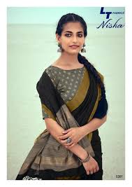 Lt Nisha Fancy Wear Handloom Silk Fancy Party Wear Latest Saree Collection  - The Ethnic World