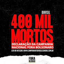 Bolsonaro coleciona fracassos e bizarrices no seu mandato como presidente da república, especialmente no que tange o combate à pandemia. Campanha Nacional Fora Bolsonaro Sintufrj