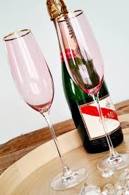 Flute A Champagne En Verre Cristallin Rose 22cl Collection Iris Flute Champagne Verre De Champagne Champagne
