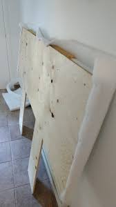 Diy tête de lit capitonnée en simili cuir et bois : Comment Fabriquer Une Tete De Lit Pas Chere Deconome