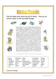 Kitchen Utensils Wordsearch Kitchen Utensils Worksheet Kitchen Utensils And Equipment Kitchen Utensils